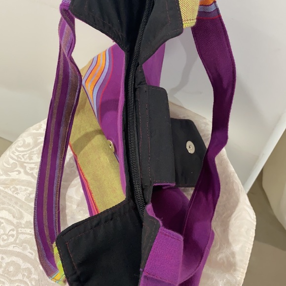 LN purple boho shoulder bag - Picture 5 of 5